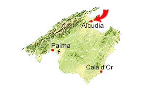 Alcudia kaart