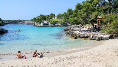 Cala Mitjana strand zuiden