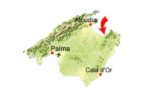 Colonia de Sant Pere kaart