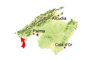 Cala Blanca kaart