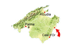 Porto Cristo kaart
