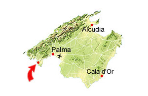 Santa Ponsa kaart