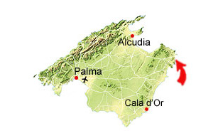 Font de Sa Cala kaart