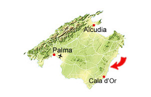 Calas de Mallorca kaart