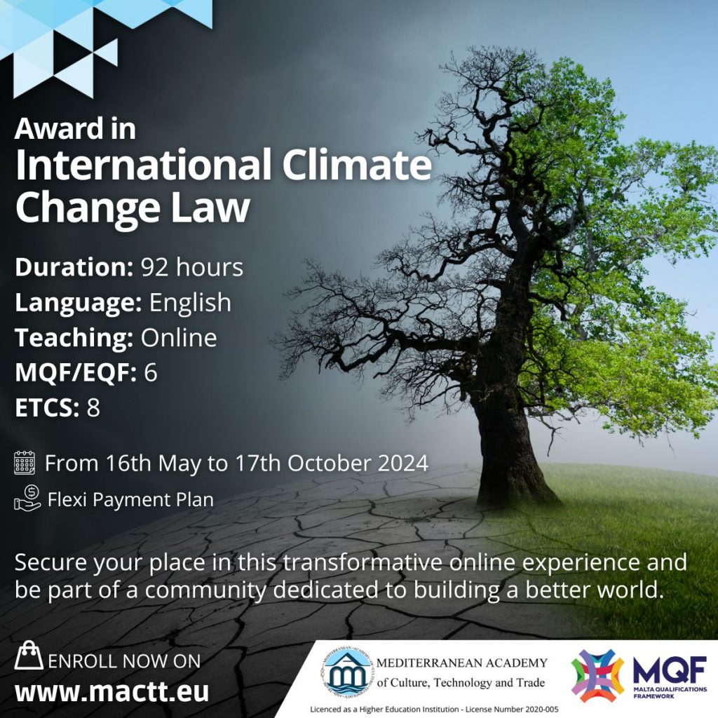 Award in International Climate Change Law
