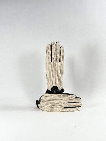 Crochet ofodrad handske svart