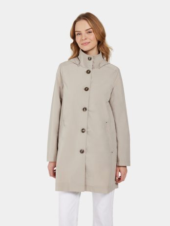 Trenchcoat mörkbeige