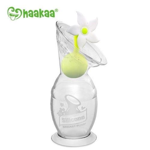 Haakaa Brystpumpe med blomsterlåg - Generation 2
