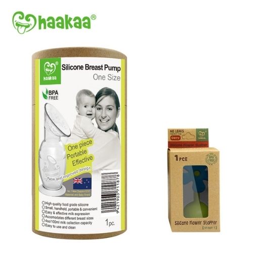 Haakaa Brystpumpe med blomsterlåg - Generation 2
