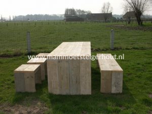 Steigerhout Picknicset Mestre