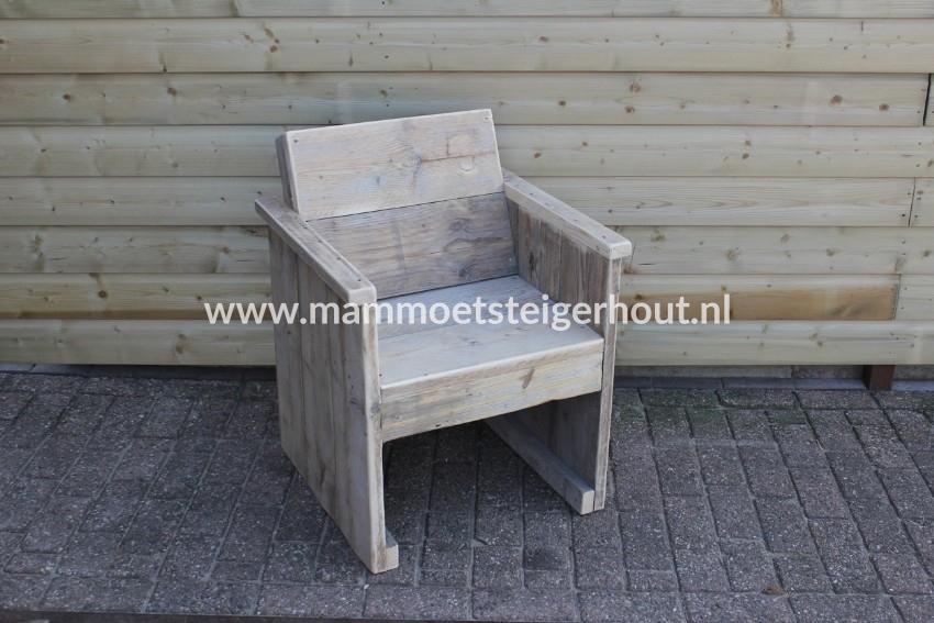 Steigerhout Stoel