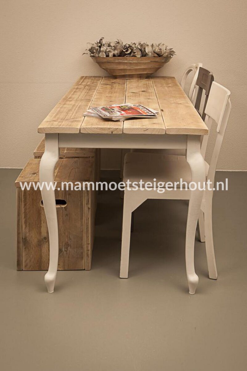 Steigerhout tafel Queen Ann | Mammoet Steigerhouten