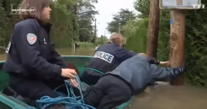 Agenten gaan mensen redden tijdens overstroming, maar… moeten vooral zichzelf redden!