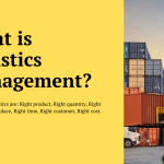 Logistics in supply chain