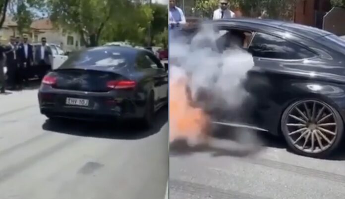 Burnout C63 AMG