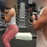 Filmer kvinde i fitness