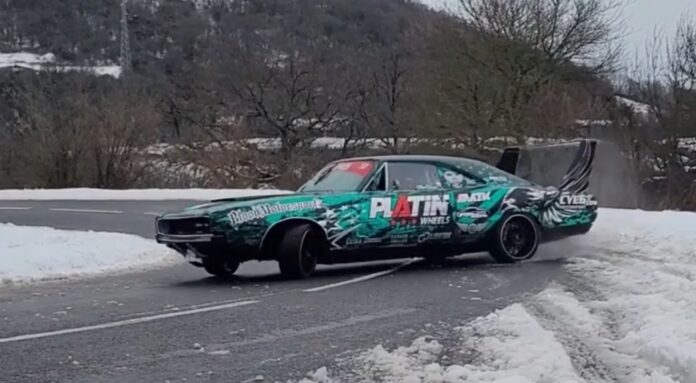 Dodge Charger drifting