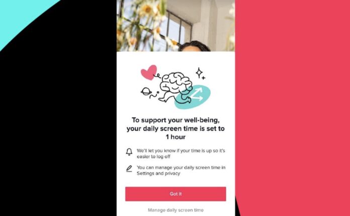 TikTok Teenagere begrænses til 60 minutters daglig skærmtid