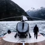 Helikopter på yacht