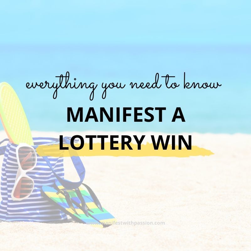 Manifest the lottery win using the law of attraction