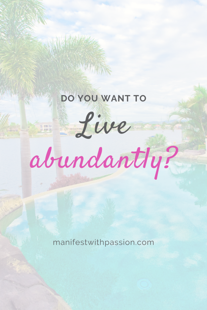 live abundantly