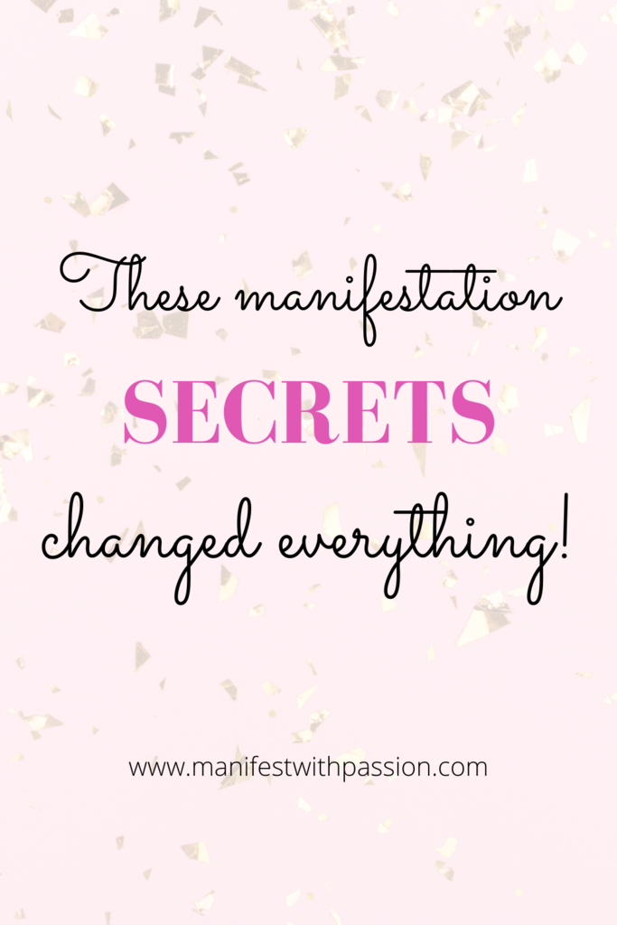 manifestation secrets