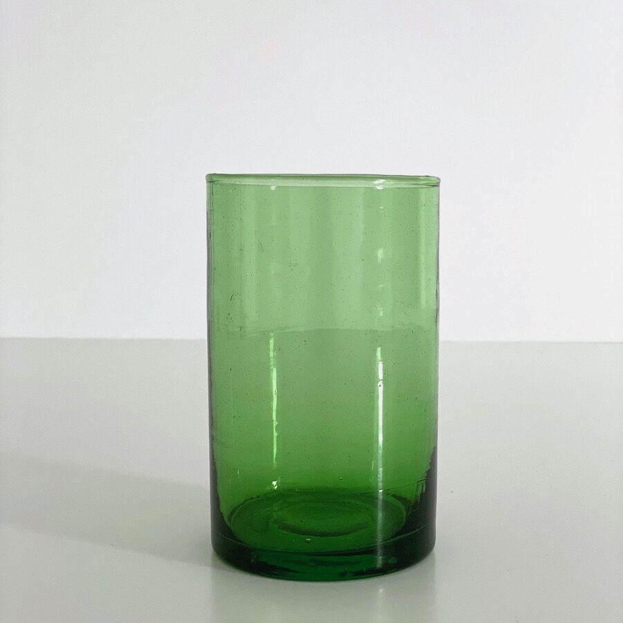 casablanca grønt genbrugs glas