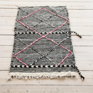 mini Zanafi gulvtæppe uld 100 x 65 cm