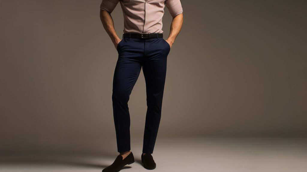 Navy Blue Chinos from Tailorstore