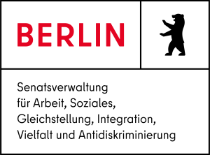 Logo-Senatsverwaltung für Arbeit, Soziales, Gleichstellung, Integration, Vielfalt und Antidiskriminierung