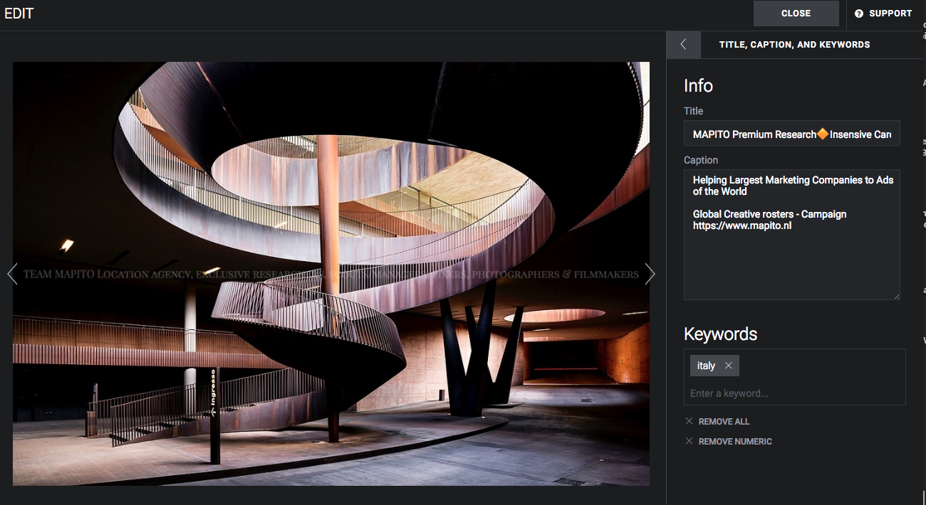 Wooden Interior staircase location MAPITO