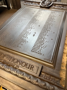 War Memorial Plaque Restoration
