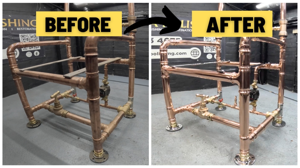 copper chair restoration