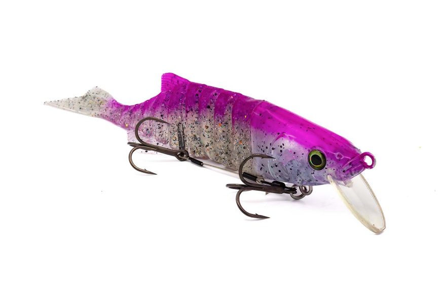 Multisection Hybrid Swimbait - Ghost Purple