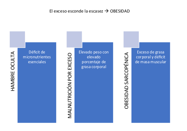 Hambre oculta gráfico