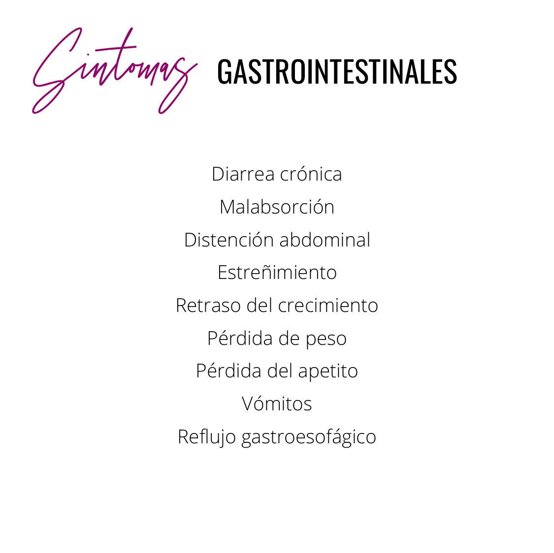 síntomas gastrointestinales enfermedad celiaca