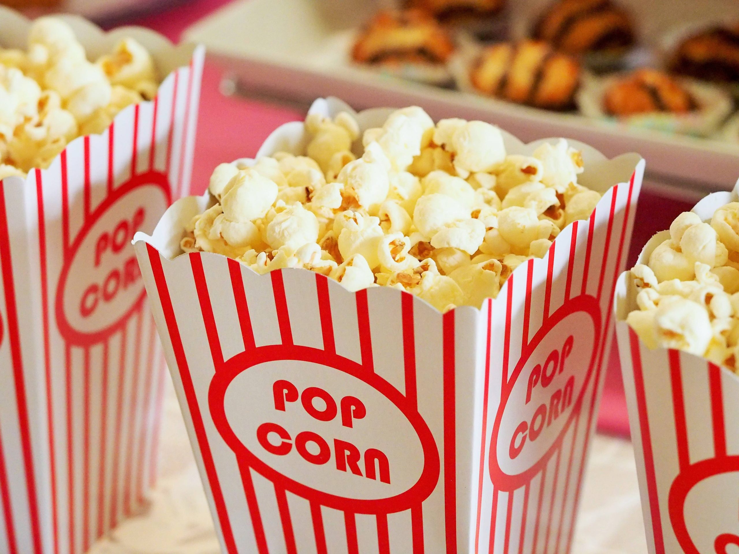 Popcorn als Snack zum Film