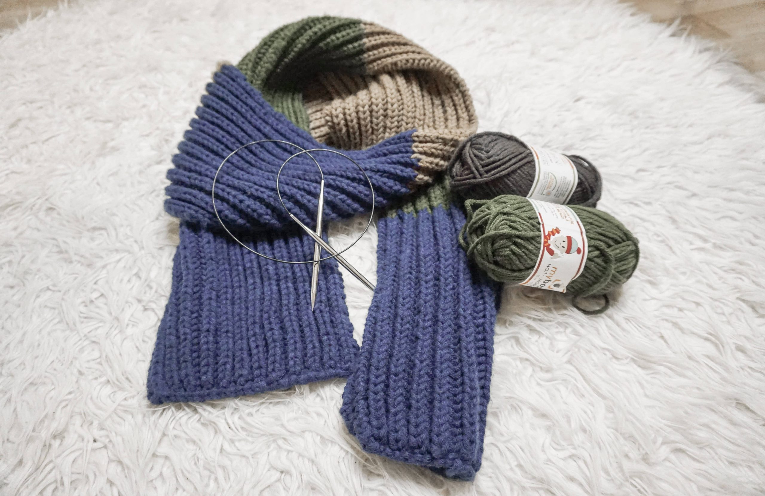 Dein erstes Strickprojekt: Schal stricken