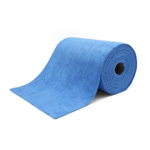 Tear off microfiber roll, blue