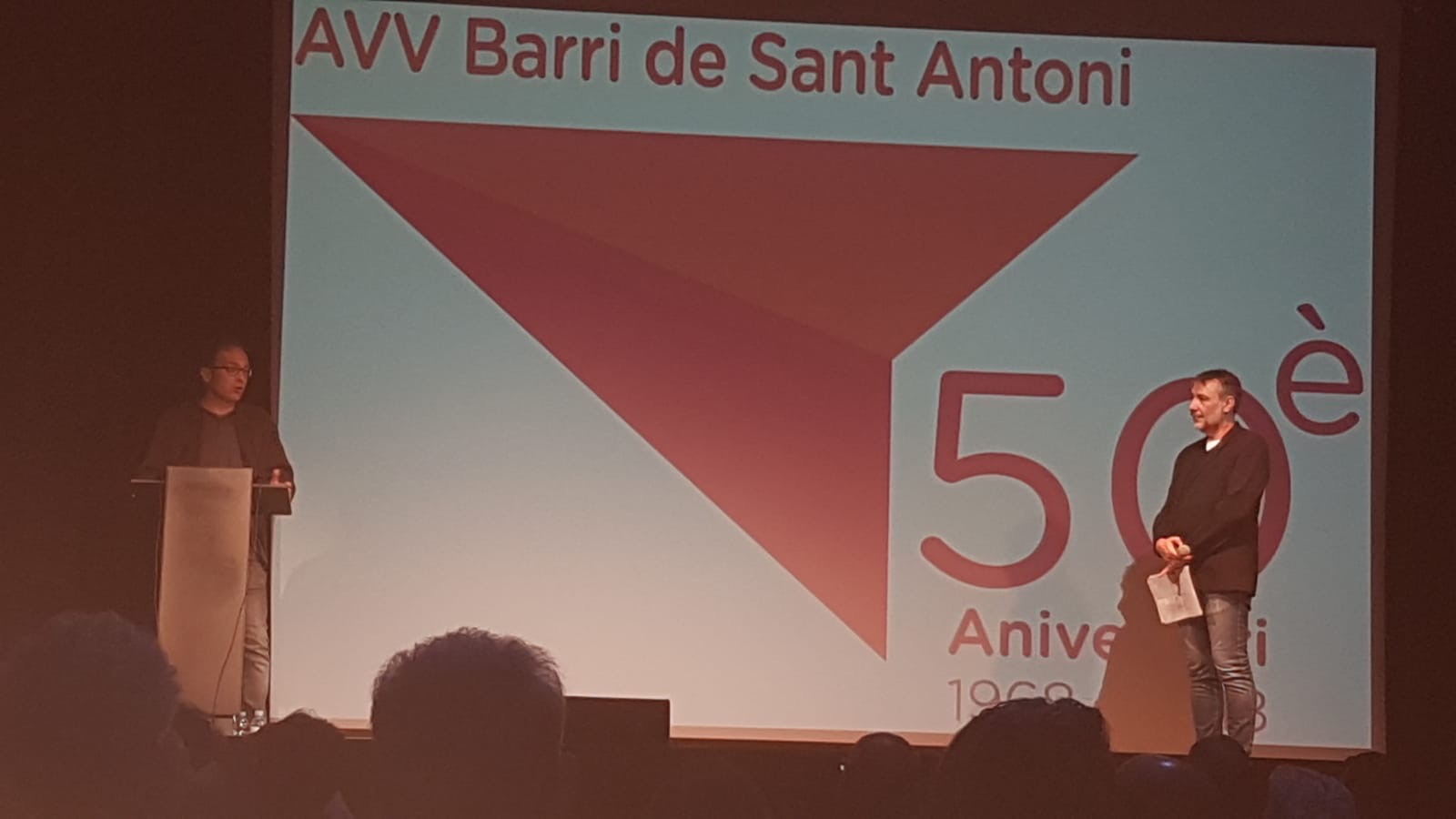 Gala Clausura del 50 aniversario de la AVV del Barrio de Sant Antoni de Barcelona.