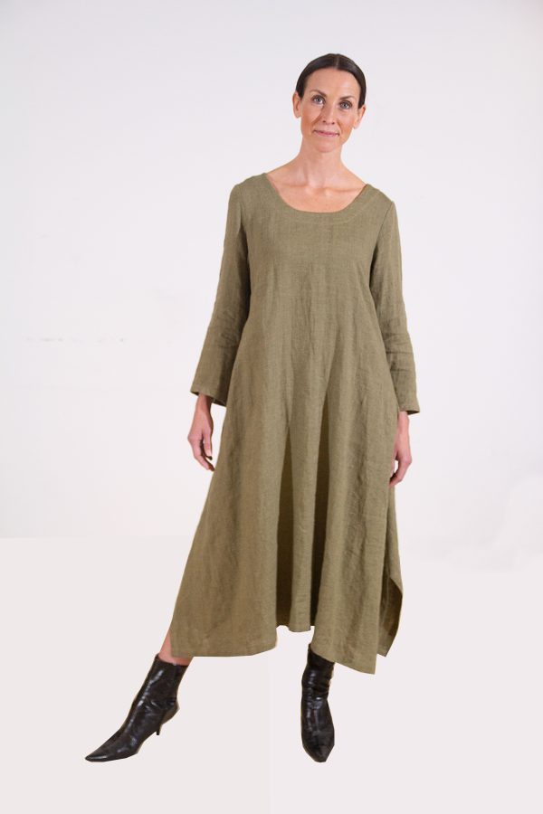 ONERVA, Dress in Thin Linen - Image 5