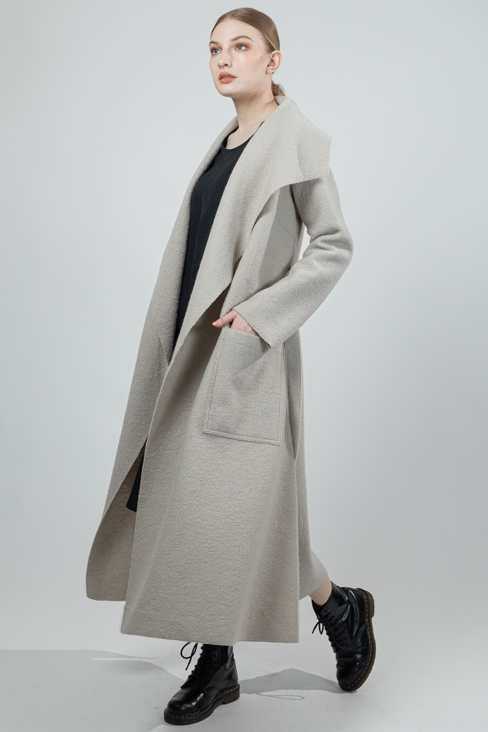 MELISSA, Coat in Boiled Wool - MARJA RAK