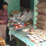 Rice traders and some of their wares