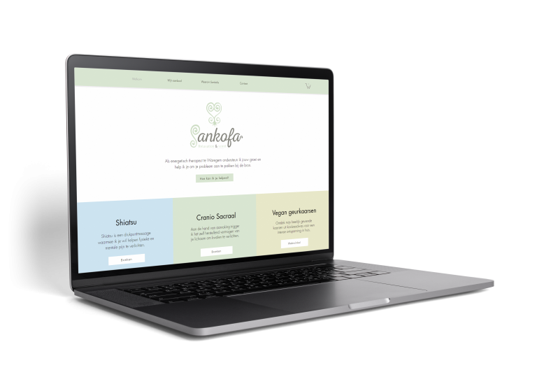 Sankofa Website update in Wix - Gwendolyne Schmetz