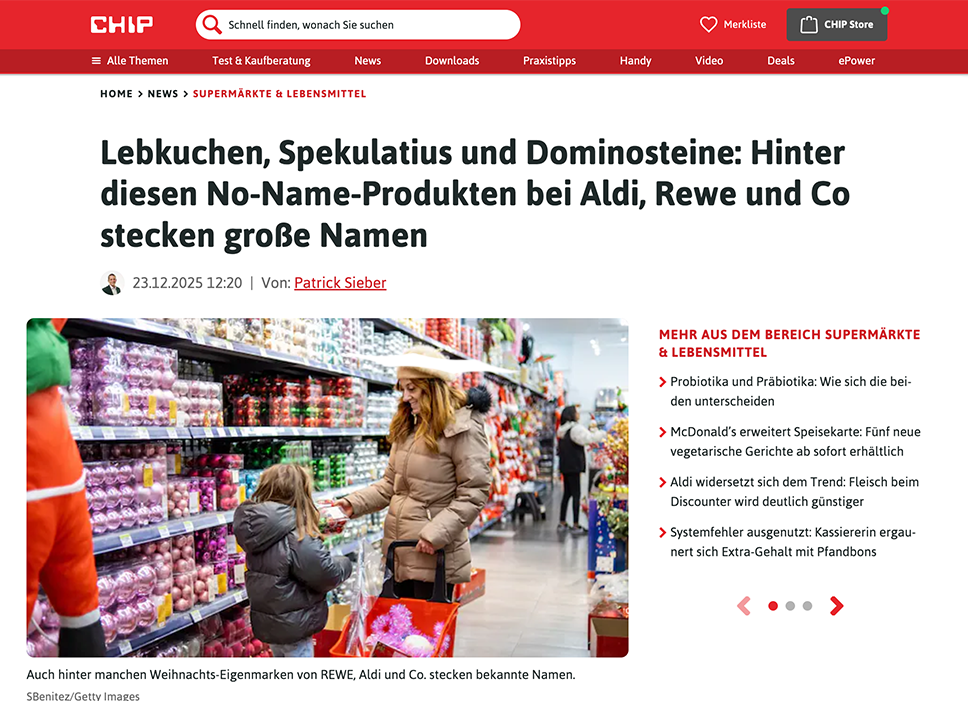 Chip Weihnachten 2025