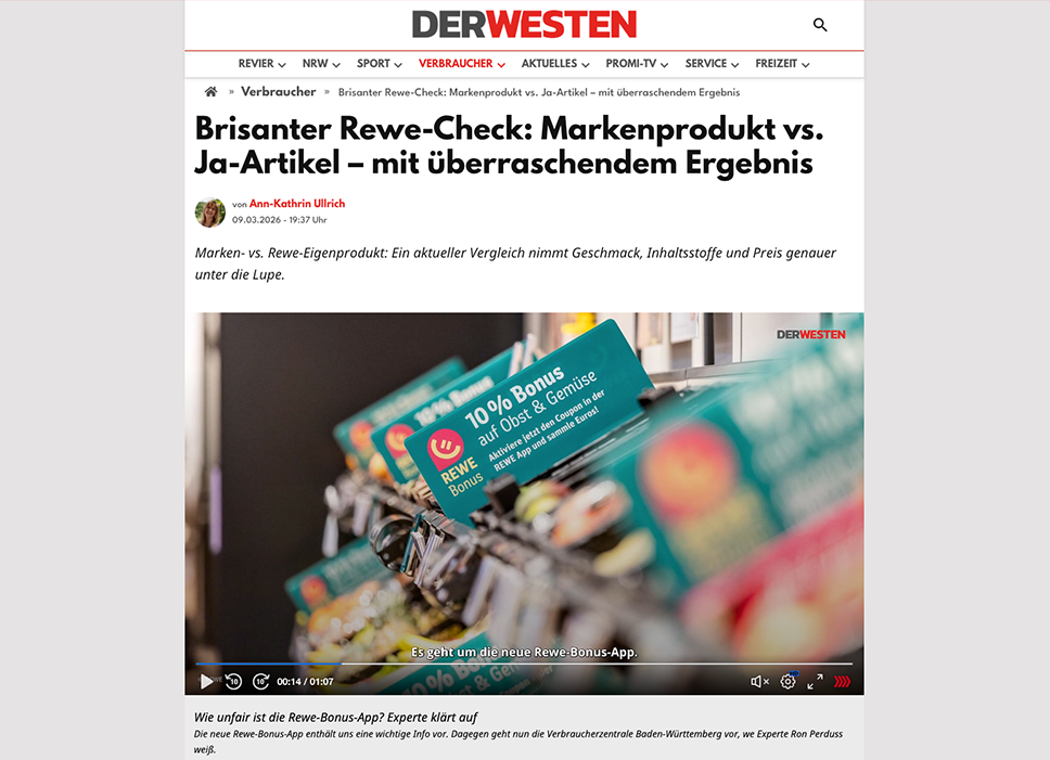 Der Westen Rewe-Check