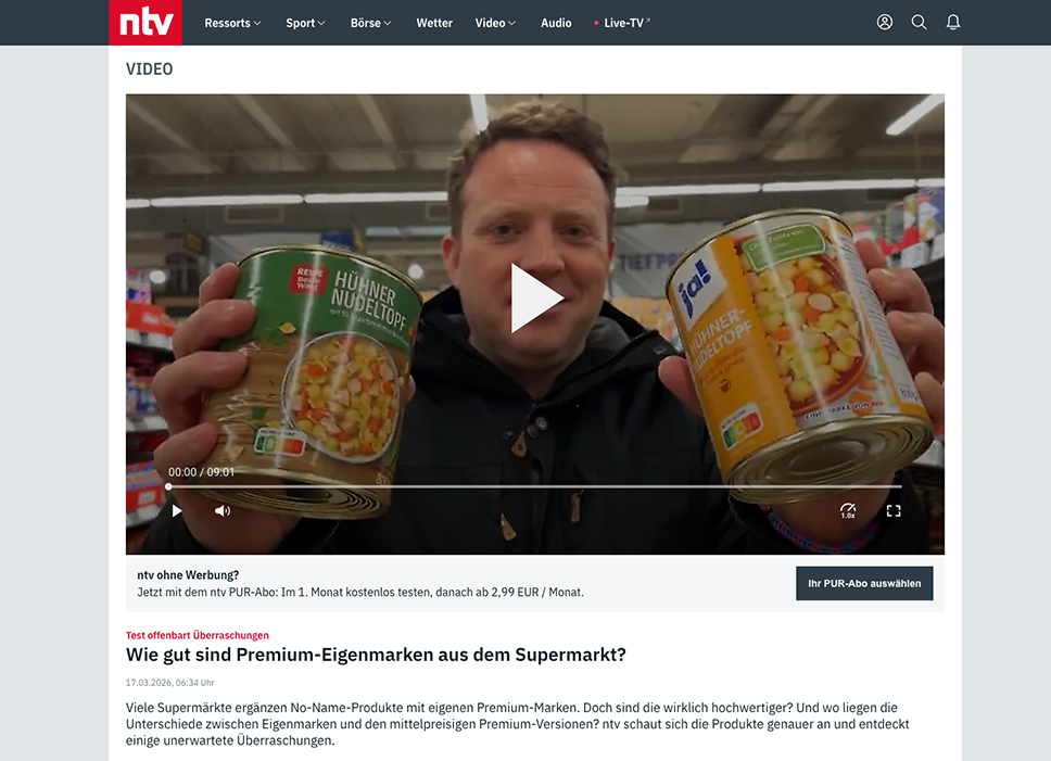 Wie gut sind Premium-Eigenmarken aus dem Supermarkt?