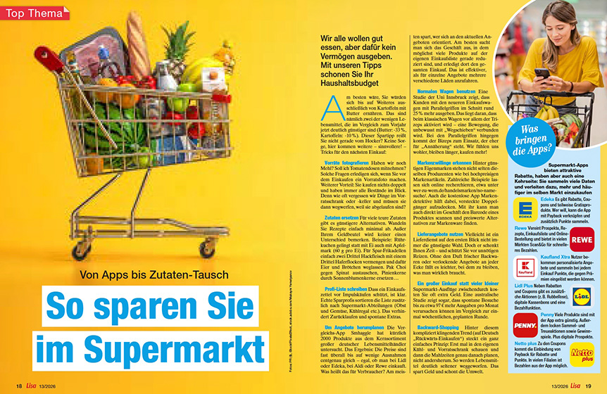 So sparen Sie im Supermarkt