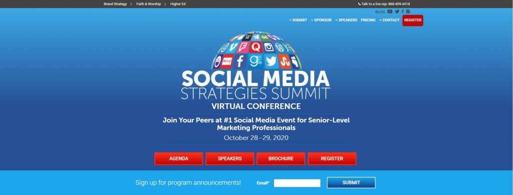 Social Media Strategies Summit Events