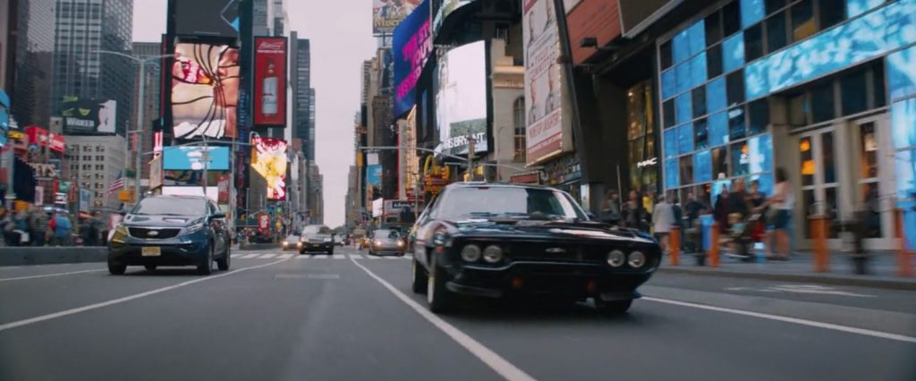 Times Square Brands The Fate of the Furious 3